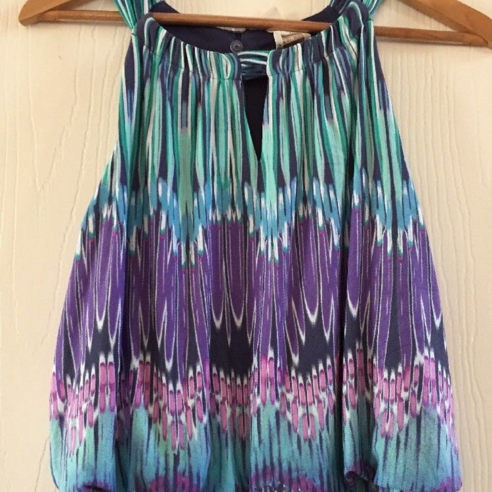 Chico's Multicolor Summer Paisley Stretch DRESS